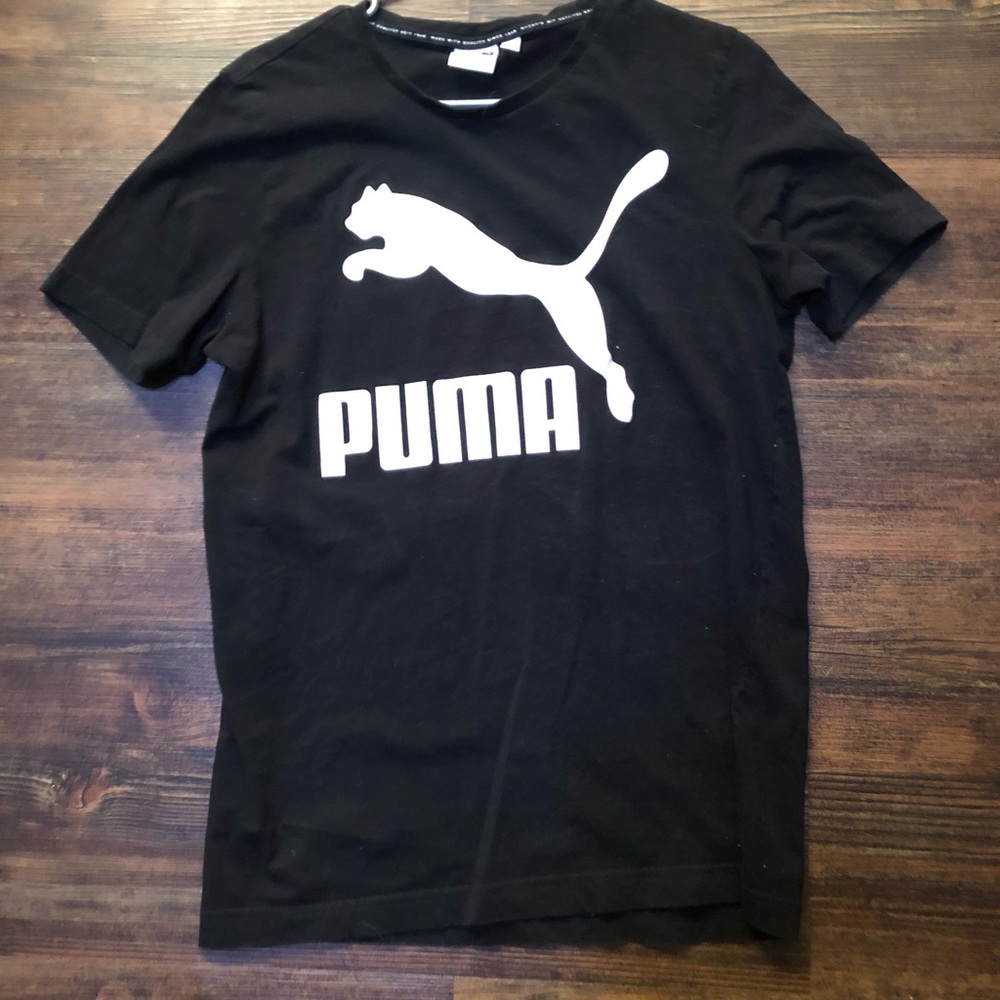 Black puma shirt